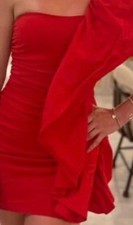 ZARA NWT RED VOLUMINOUS
