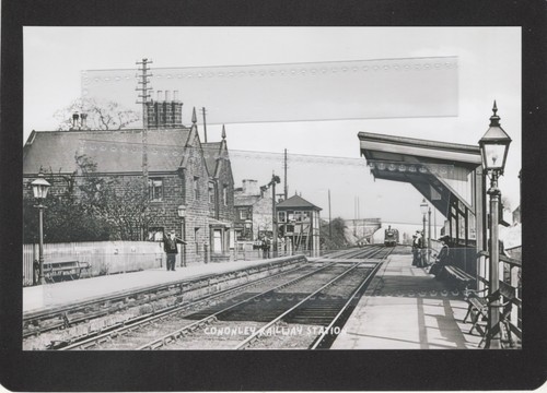 Cononley railway station - railway,