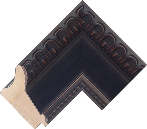 83mm wide black - scoop, wood