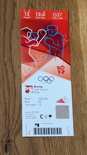 Ticket 2012 london - ticket,