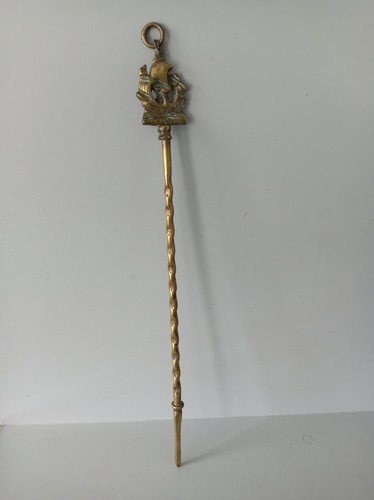 Brass fire poker - poker, mayflower