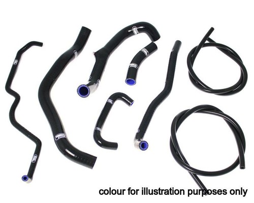 Red samco rad hoses - hoses, fit