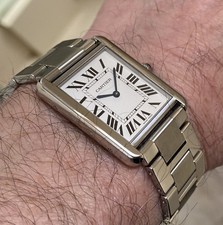 Cartier Tank Solo LM, Bracelet, Clasp & Box