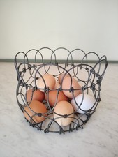 Collapsible Egg Basket Metal
