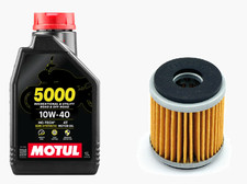 Motul 5000 10W-40 Oil + Filter