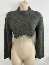 ZARA Grey Soft Wide Sleeve