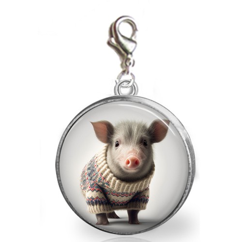 Pot belly pig sweater - pig, in