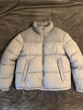 Mens Zara Insulated Puffer Jacket Grey Large