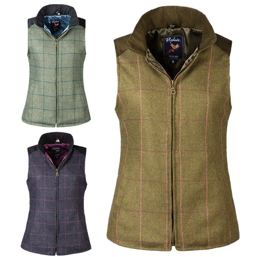 Ladies tweed waistcoat - waistcoat, british