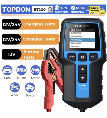 Topdon bt200 battery - topdon,
