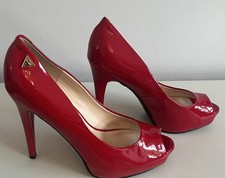 Guess Red patent leather Peep