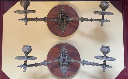 Antiques piano scones wall - piano,