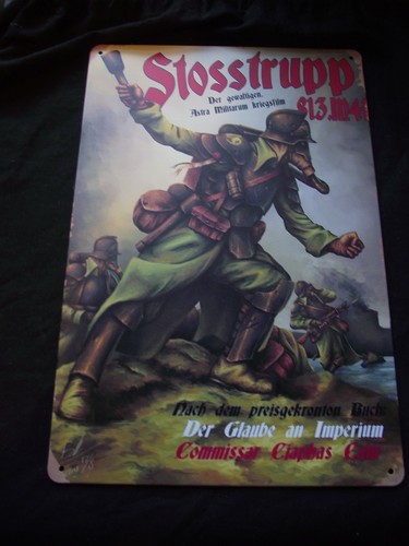 Ww1 german poster tin sign - ,