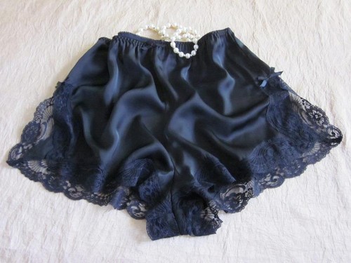 Soft satin french knickers - soft,