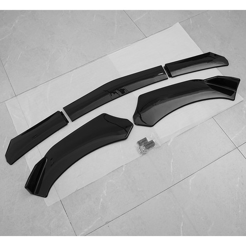 Gloss black car front - car, bumper