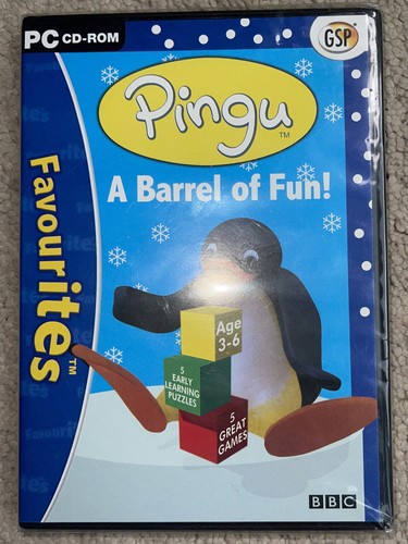 Favourites pingu a barrel - pingu,