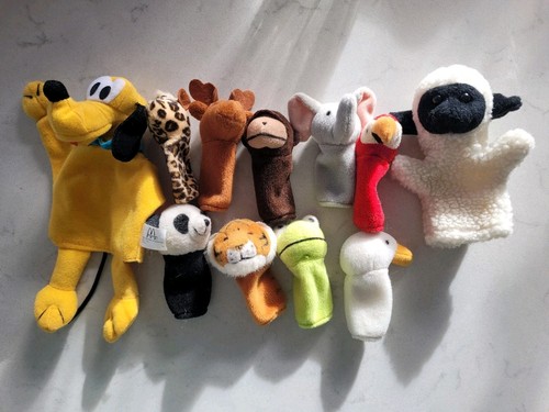 11x finger puppets set mini - finger,