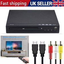DVD Player Region Free with Remote Control USB Multi Region & HDMI/AV Cable UK