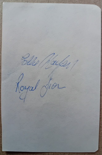 Original autograph eddie - autograph,