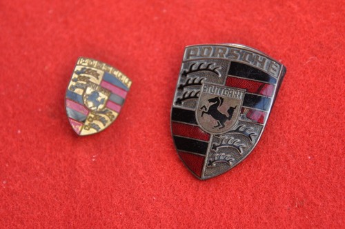 Genuine porsche emblem crest - emblem,