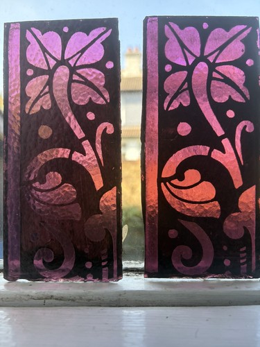 Antique church stained glass - church,
