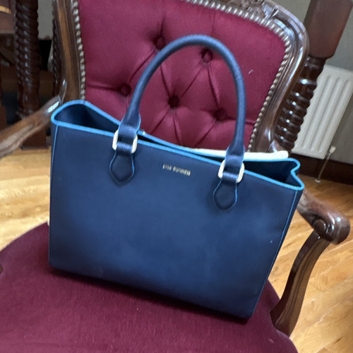 Lulu guinness blue saffiano - guinness,