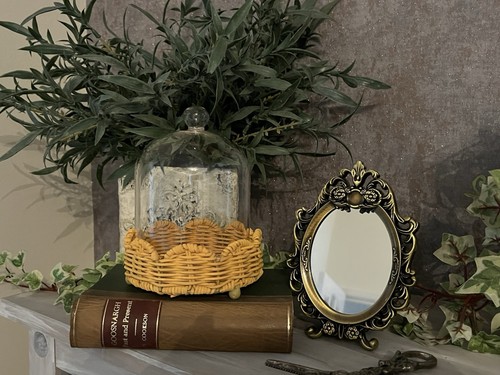 Glass dome cloche - glass,