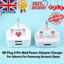 UK Mains 3 Pin Plug Adapter
