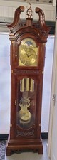 Musical Triple Chime Moonphase Longcase Grandfather Clock Kieninger