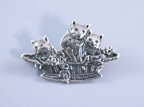 Vintage 925 silver - 925, cats