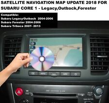 SATELLITE NAVIGATION MAP UPDATE DVD 2018 FOR SUBARU CORE 1 - Legacy,Outback