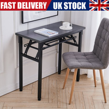 Foldable Computer Desk Modern Home Office Laptop Table Study Writing Workstation