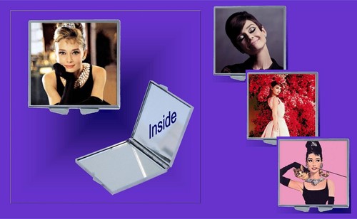 Audrey hepburn square compact - audrey,