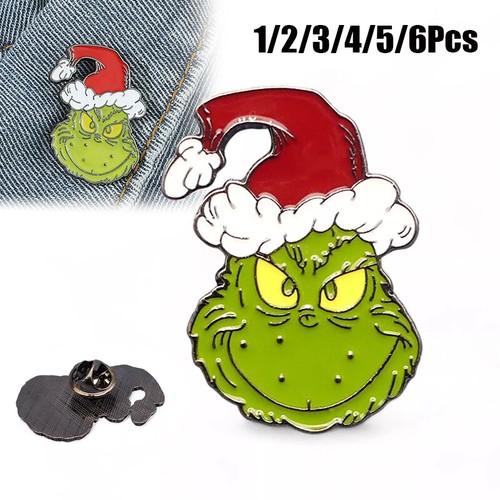 The grinch enamel pin badge - grinch,