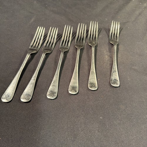 Amalgum silver forks - silver, x