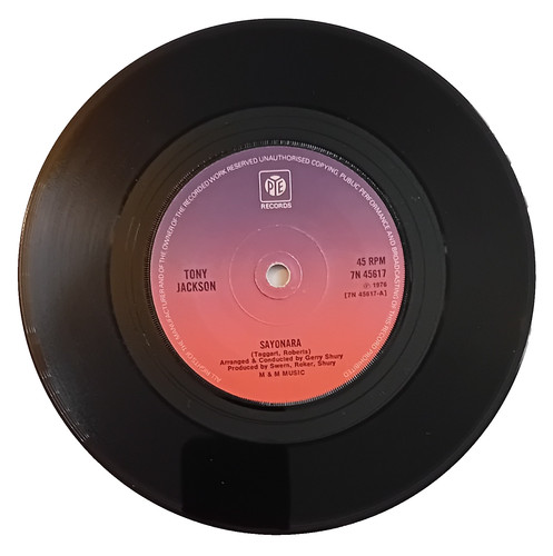 Tony jackson sayonara one - -,