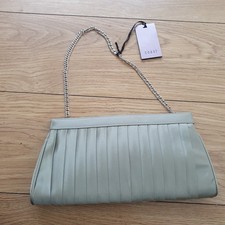 New With Tags Coast Tori Pleat Bag Soft Green Wedding Races