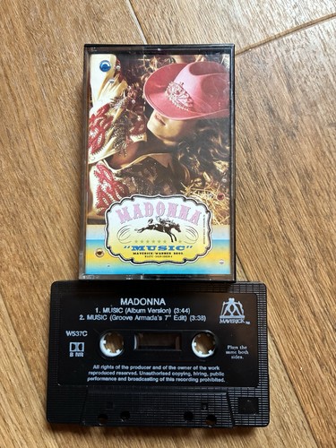 Madonna music cassette single - madonna-,
