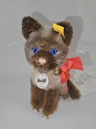 Minka siamese mohair cat - cat, 15cm