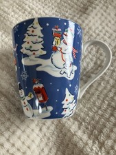 CATH KIDSTON SNOWMAN CHRISTMAS STANLEY MUG BRIGHT BLUE