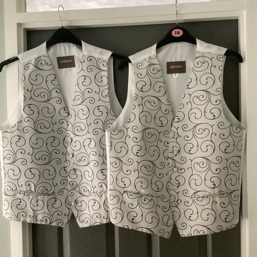 Mens waistcoat wedding - mens, x2