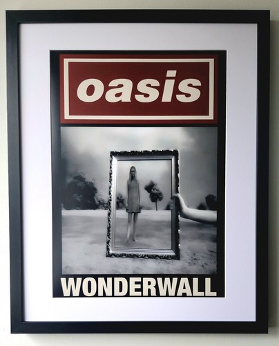 Oasis wonderwall framed - oasis,