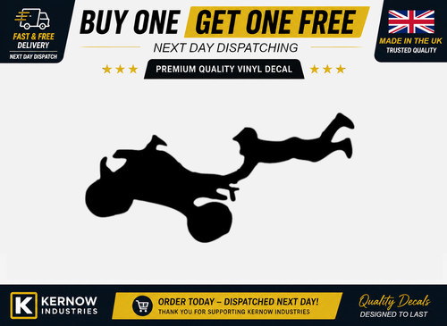 Quad bike vinyl decal wall - quad,