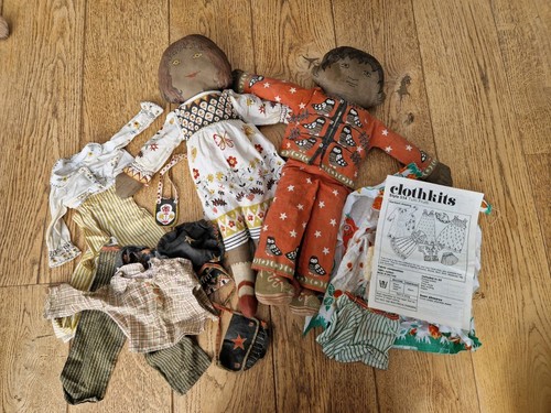 Vintage cloth kits kitty - vintage, kit