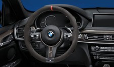 BMW Genuine M Performance Steering Wheel Cover Alcantara Carbon 32302345204