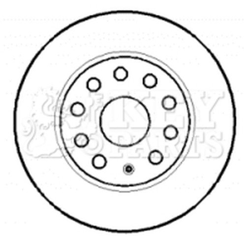 Brake discs solid for - 2x,