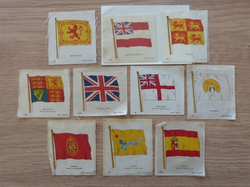 Silk cigarette cards - 10,