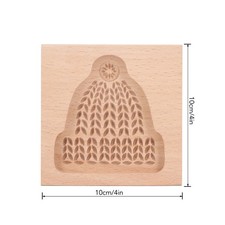 Carved Wooden Cookies Cutter