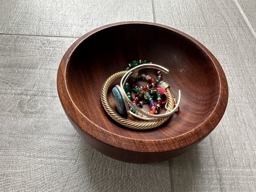 Small dark handmade wooden - small,