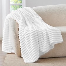 Fluffy Fleece Throw Blanket